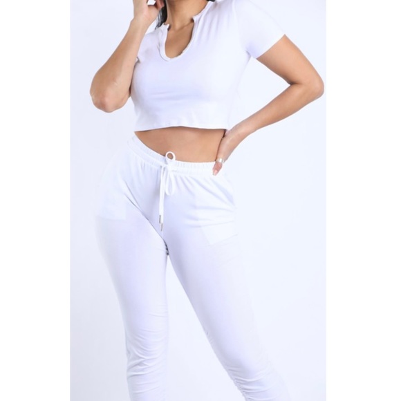 Crop top and matching pants set - Picture 5 of 11